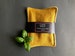 Zero waste unsponge in mustard yellow. Reusable sponge for kitchen or bathroom cleaning. Multipurpose washable dish wash cloth. Gift for mom 