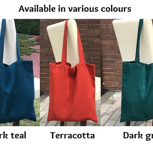 Sac fourre-tout en lin. Sac fourre-tout en toile. Sac à provisions. Gibecière. Sac d’épicerie unisexe solide pour femmes et hommes. Mignon sac de marché réutilisable.