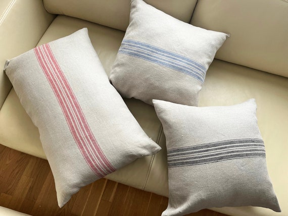 Linen lumbar pillow new arrivals