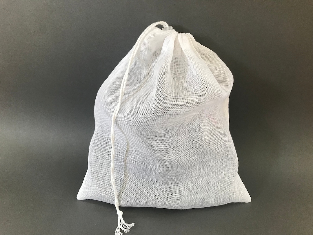 Linen Mesh Laundry Bag for Socks, Bra or Delicates. Lightweight