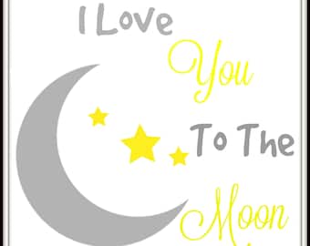 I love you to the moon and back