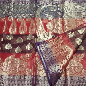 Vintage Indian saree, curtain fabric, embroidered Saree, vintage sequin shawl, kimono fabric, 6 yards sequin sari