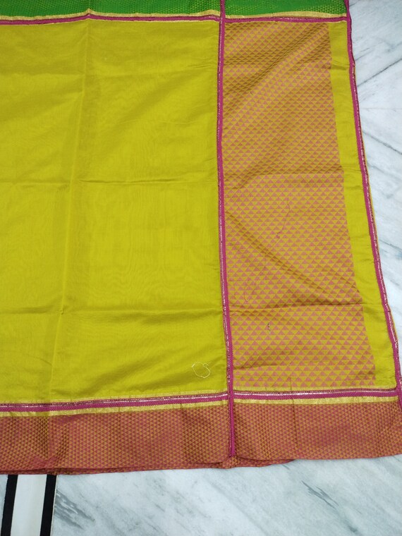 vintage saree,5 Yard  Saree, Cover up, Dress Maki… - image 2