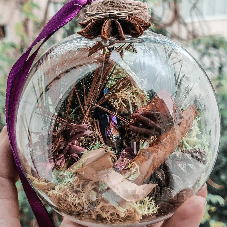 Yule Ornament Witch Ball Tree Wall Decor Altar Wicca Wiccan Etsy