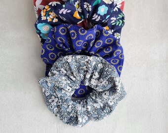 Scrunchies in different patterns