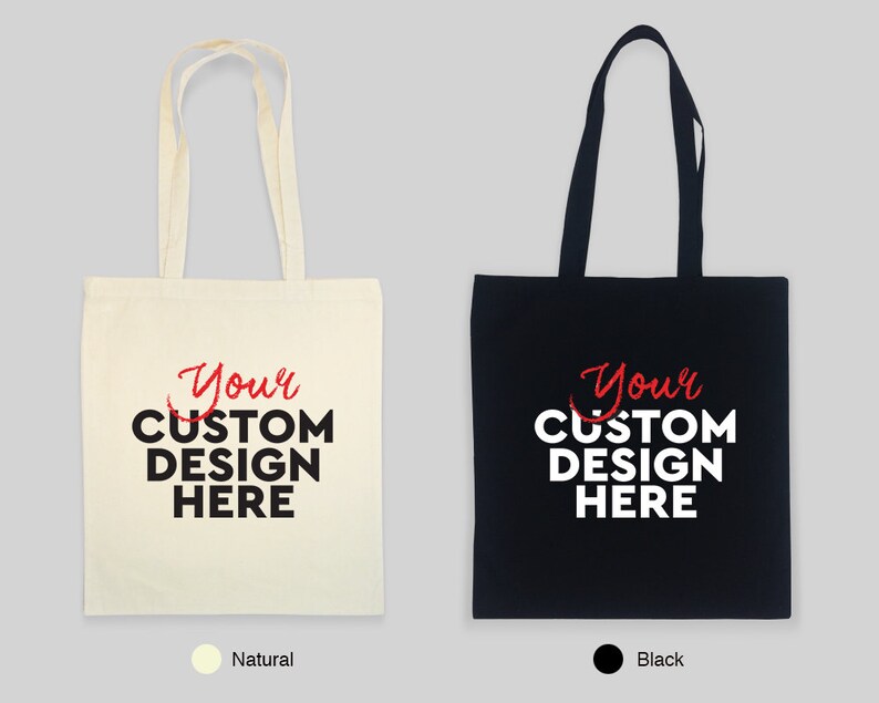 Custom Design Tote Bag / Cool Tote Bag / Long Handles / Gift Etsy