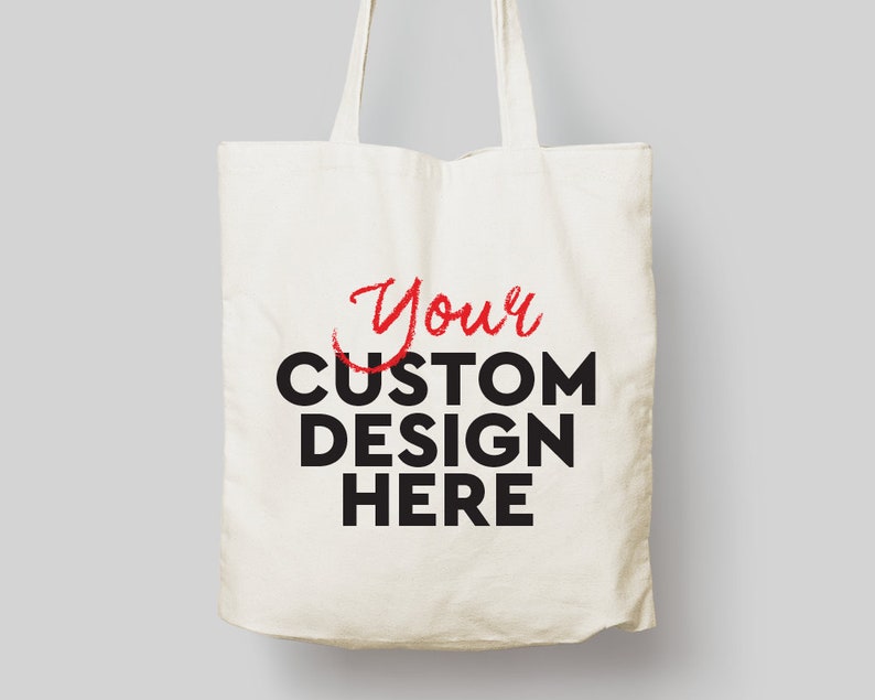 Custom Design Tote Bag / Cool Tote Bag / Long Handles / Gift - Etsy