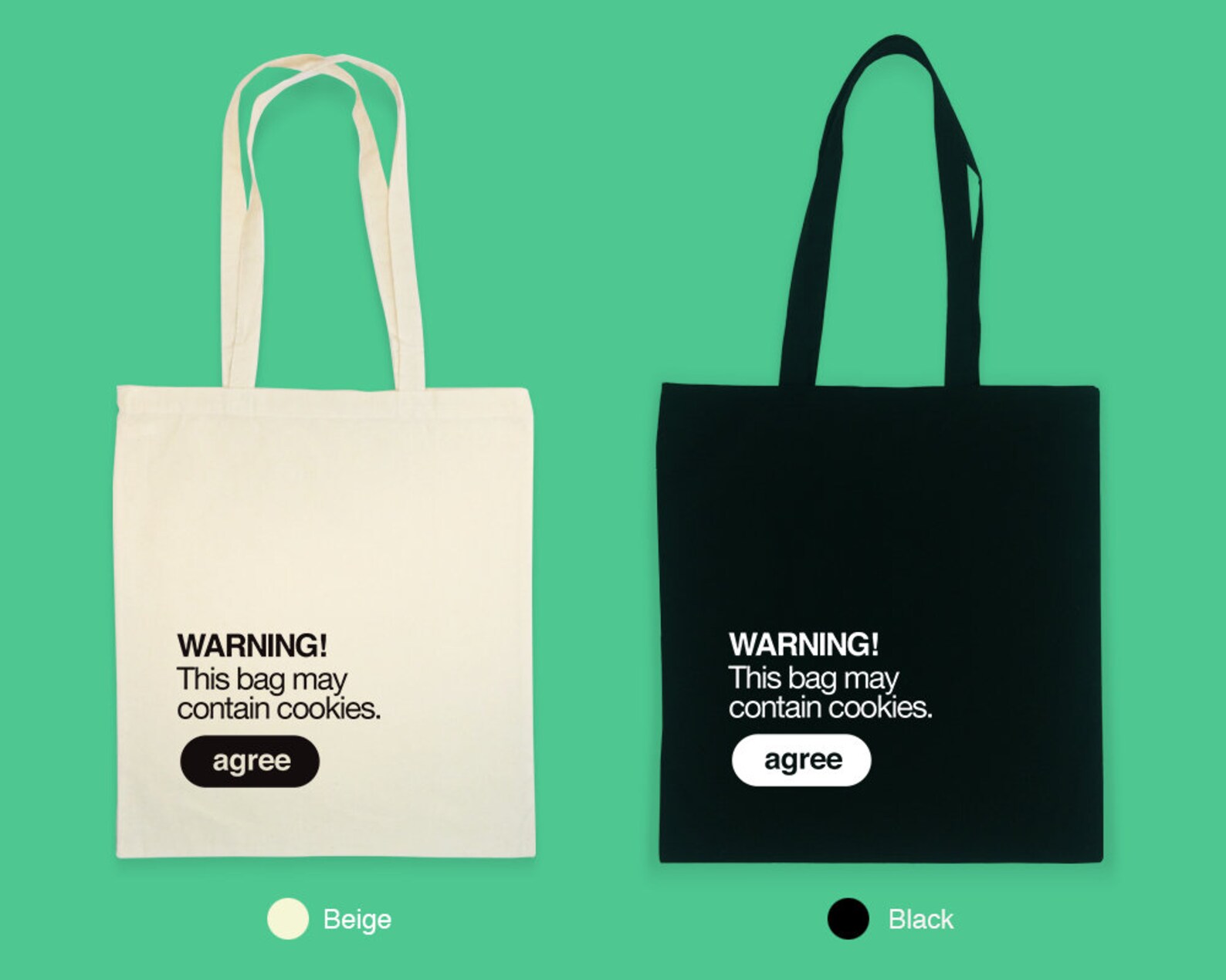 Cookies Tote Bag / Graphic Tote Bag / Canvas Tote Bag / Etsy