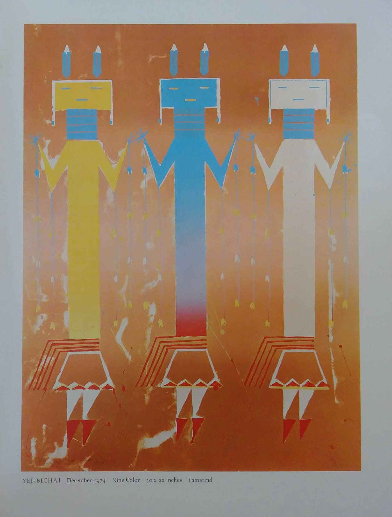 YEI-BICHAI Vintage R.C. Gorman Impresión/Litografía - Etsy España