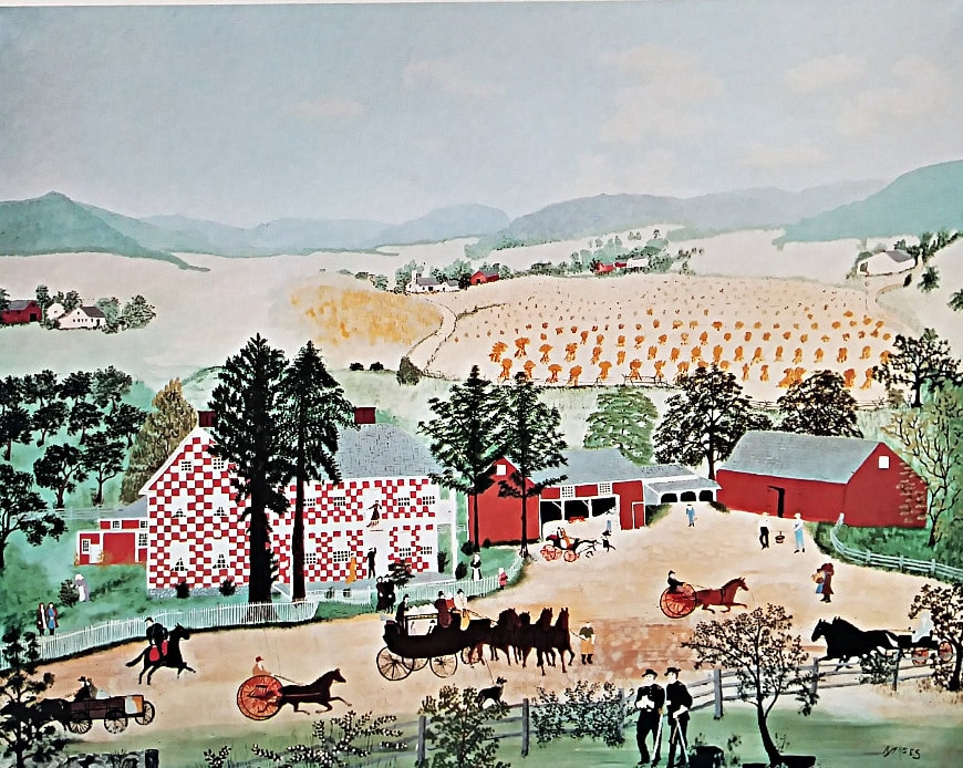Grandma Moses Paintings for sale Only 4 left at 70