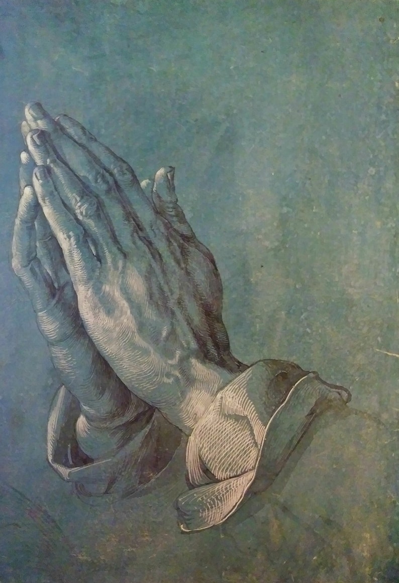 Praying Hands by Albrecht Durer Fine Art Print Religious Art Etsy