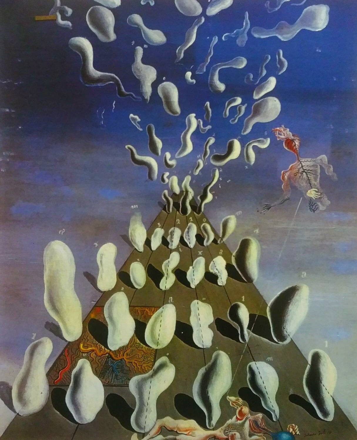 Aparición De Un Rostro Y Un Frutero En La Playa Salvador Dalí Inauguración de Gooseflesh Impresión de - Etsy España