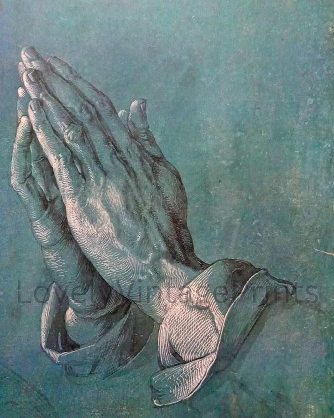 休日出勤】Praying Handsポスター 休日出勤】Praying Handsポスター