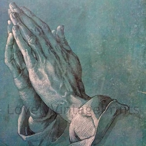 Printable Praying Hands by Albrecht Durer Fine Art Print, Religious Art Christian Art PRINTABLE WALL ART Digital Download