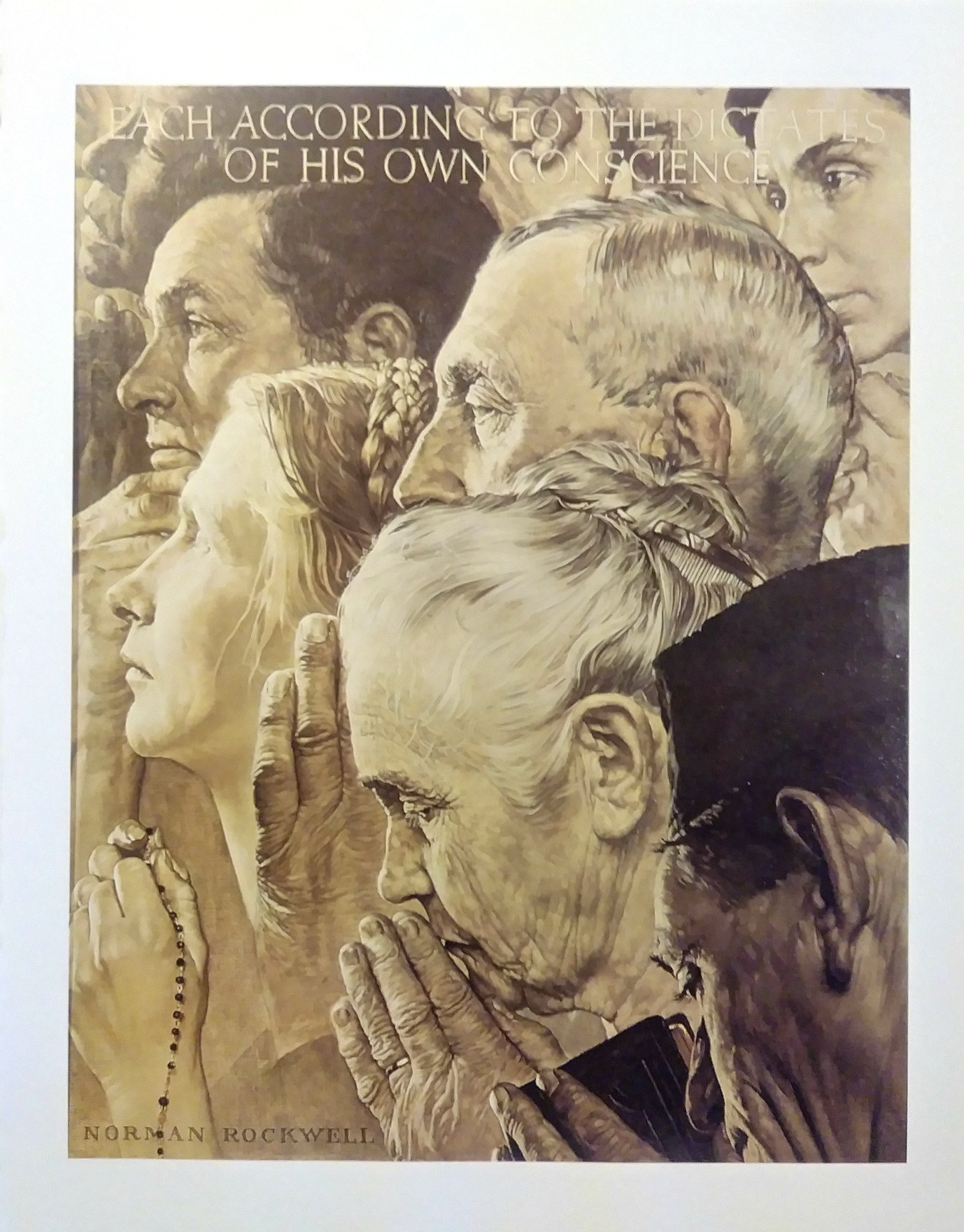 Norman Rockwell Painting Freedom Of Speech