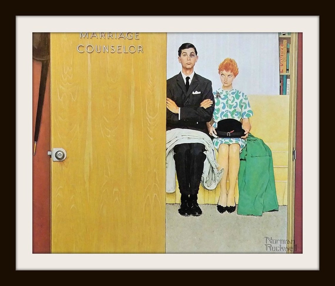 Norman Rockwell Girl with a Black Eye (1953) r/museum