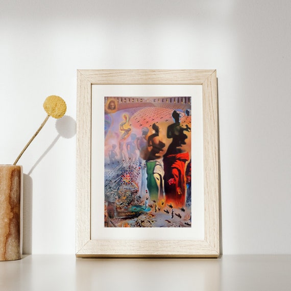 額装品/Hallucinogenic Toreador/ダリ/ポスター Salvador Dali Museum Poster The Hallucinogenic Toreador