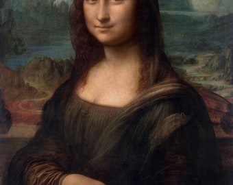 Mona Lisa by Leonardo da Vinci - PRINTABLE WALL ART | Digital Download