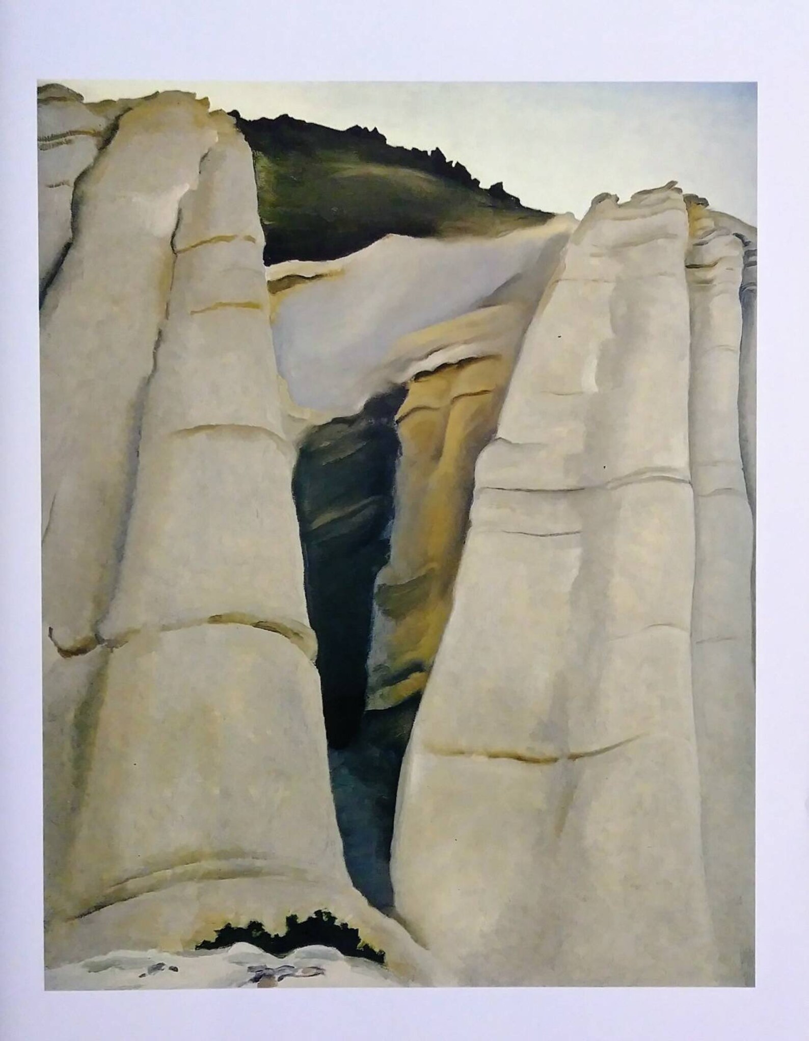 O'keeffe Fine Art Print the Gray Hills Vintage Etsy