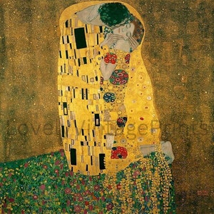 The Kiss by Gustav Klimt, PRINTABLE ART, Digital Download