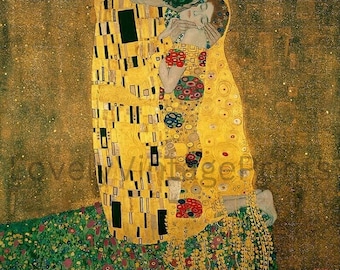 Der Kuss von Gustav Klimt, DRUCKBARE KUNST, digitaler Download