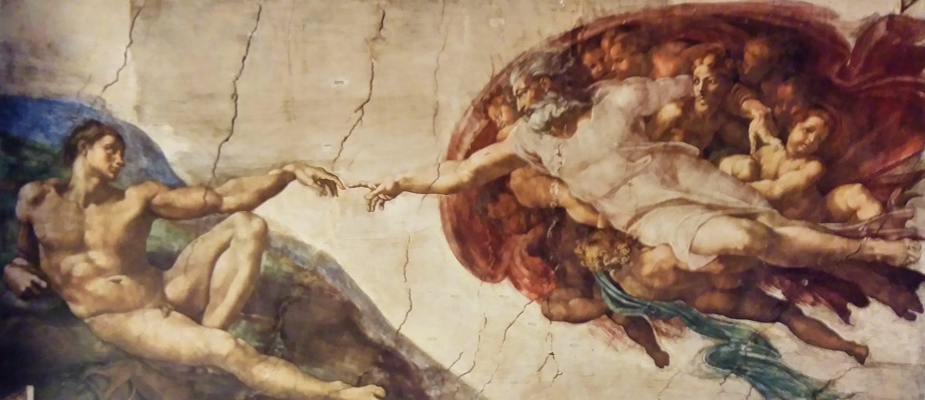 Michelangelo Print God Creating Adam Fine Art Print - Etsy