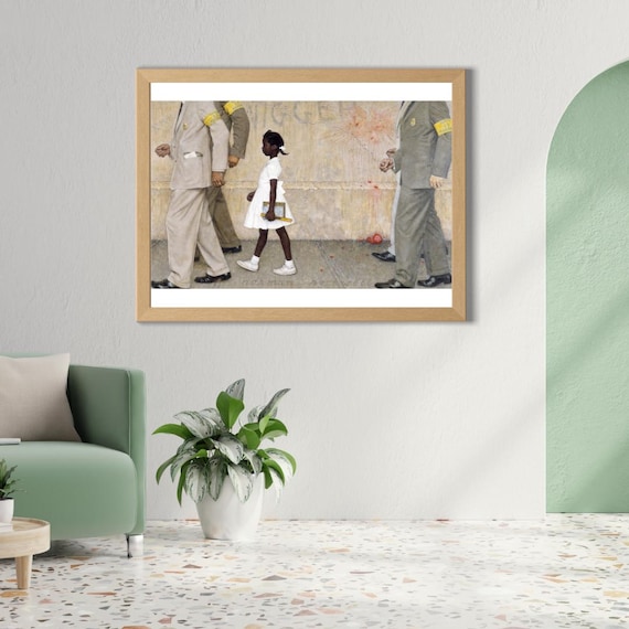 印刷可能なルビー・ブリッジスのアートプリント | ノーマン・ロック