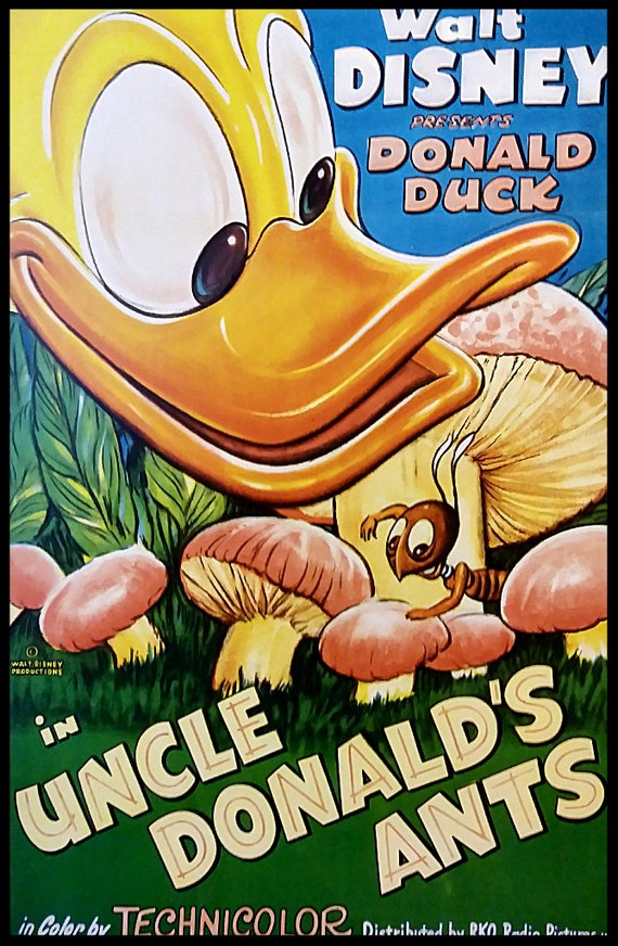 Buy Vintage Disney Donald Duck Print Uncle Donald's Ants Online in India - Etsy Buy Vintage Disney Donald Duck Print Uncle Donald's Ants Online in India - Etsy