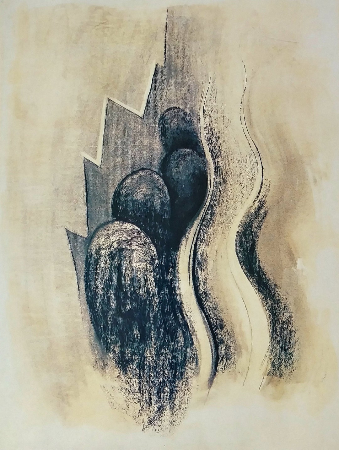 O'keeffe Fine Art Print DRAWING XIII Vintage Etsy