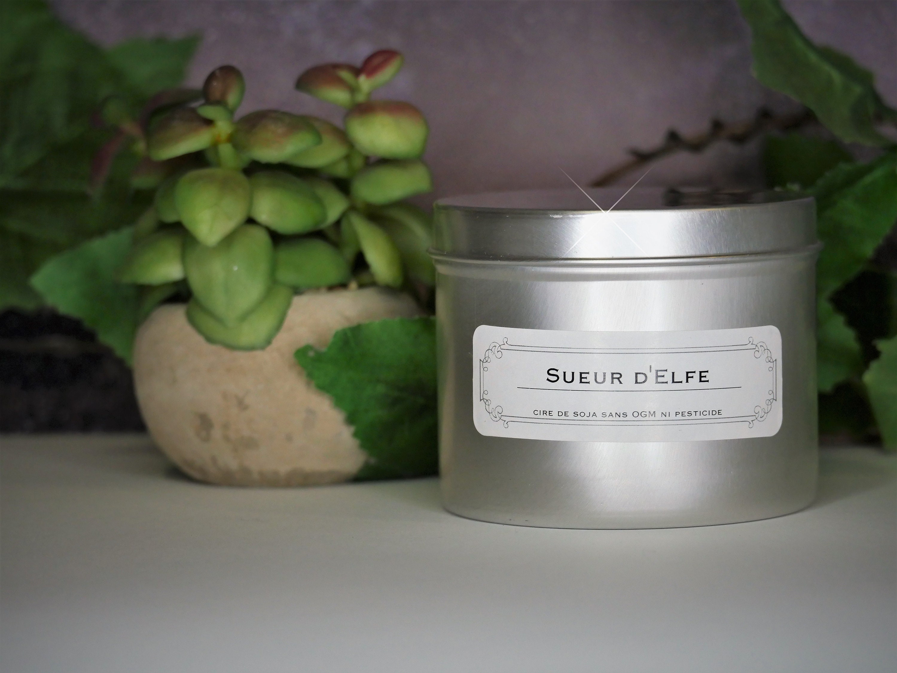 Bougie Parfumée Cire de Soja Sans Ogm Sueur D Elfe