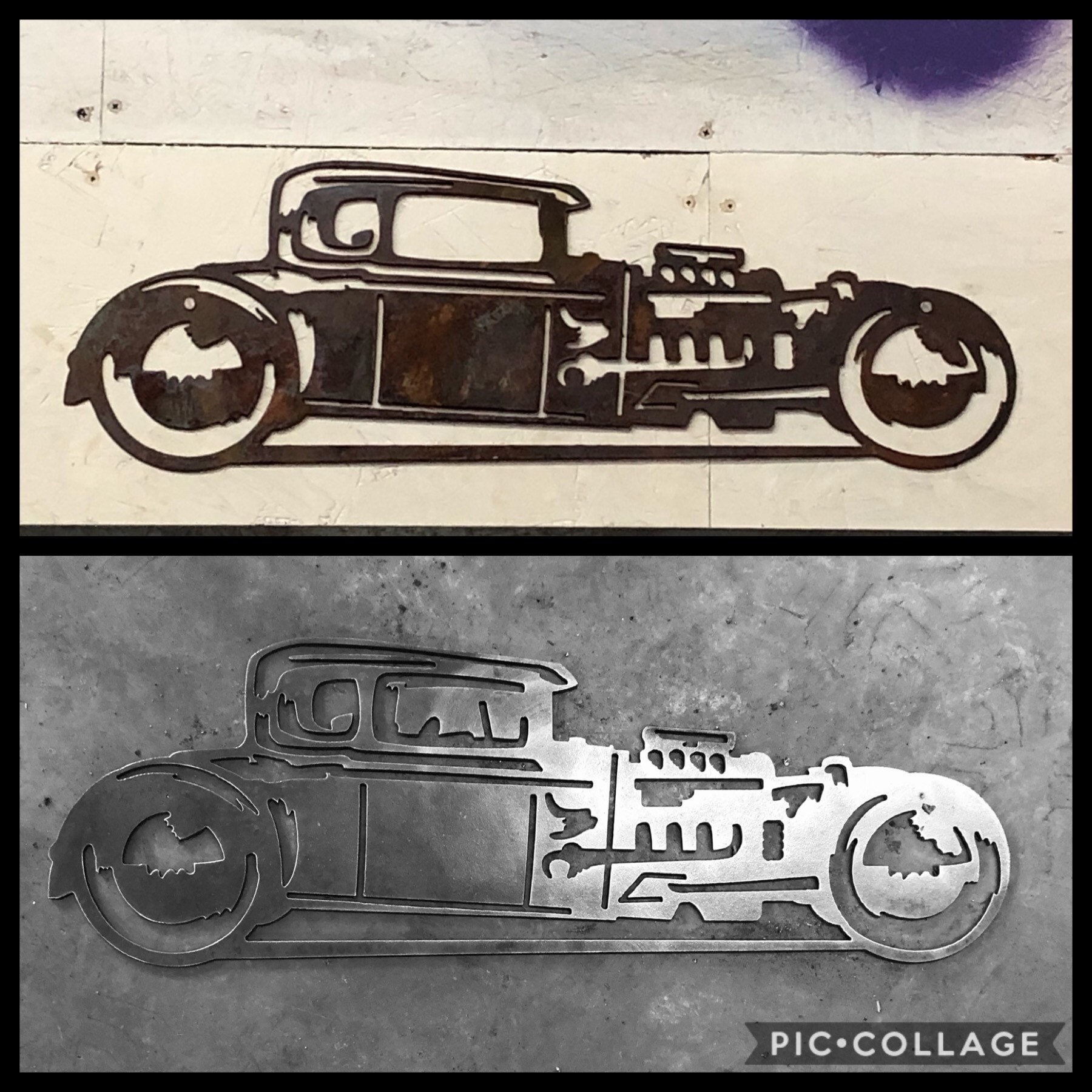 Hot Rod Metal Sign - Etsy