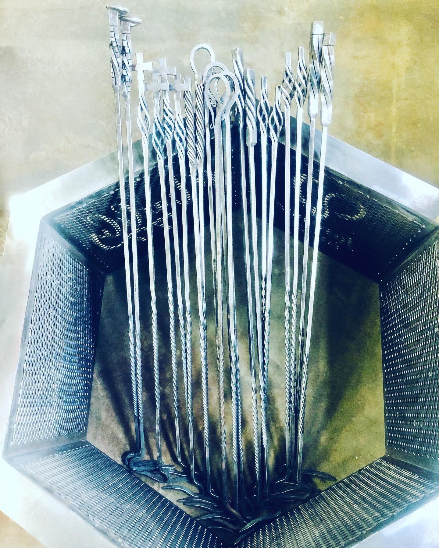 Forged Fire Rake - Etsy