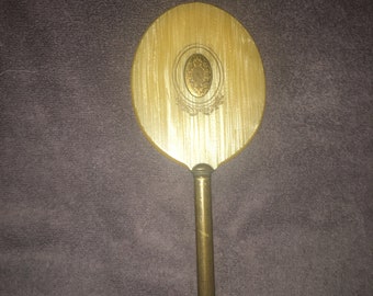 Amerith Vintage Brass Handheld Mirror