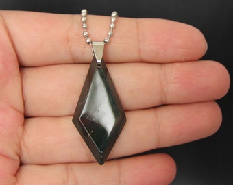 Natural Bloodstone Pendant Necklace P1318