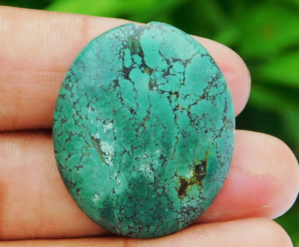 熱い販売 Tibetan Genuine Cts 34.20 Turquoise Amazing Gemstone, トルコ石