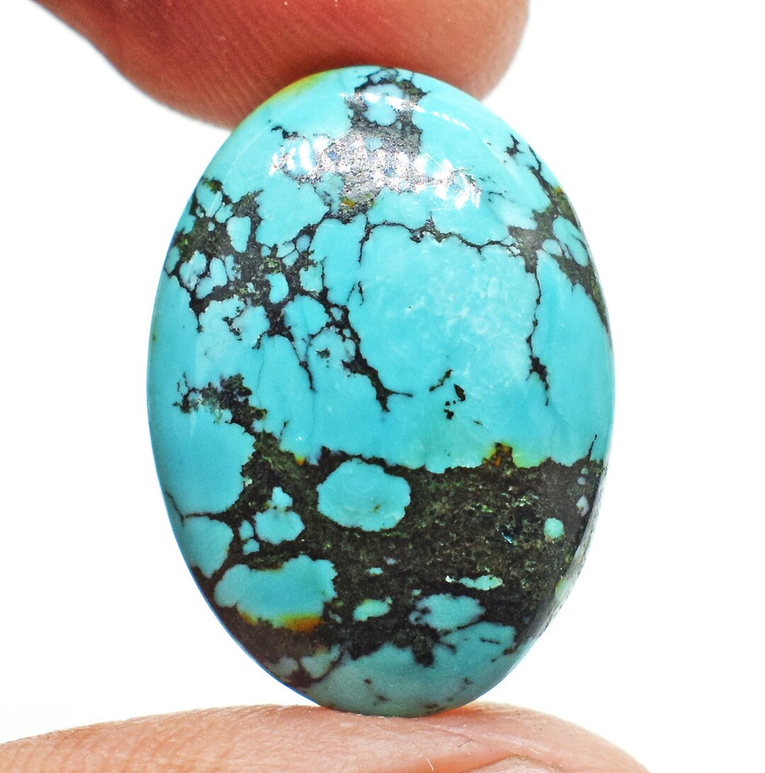 Green Turquoise Gemstone For Jewelry Genuine Tibetan Turquoise 