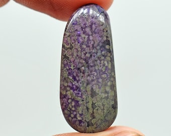 Cabochon De Sugilite Africaine Véritable - Forme Libre Violet - Non Traité Pour Lapidaire Ou Bijoux