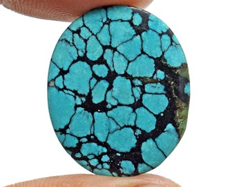 13.80 Cts Natural Tibetan Turquoise Cabochon Gemstone