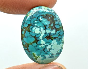 Tibetansk turkos ädelsten cabochon: Naturlig lös sten, 12,50 ct