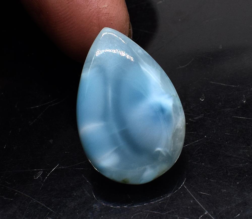 ◯larimar◯ Larimar Xl Tumbled Stone Calm Energy 18 to 22gm – Bliss Crystals