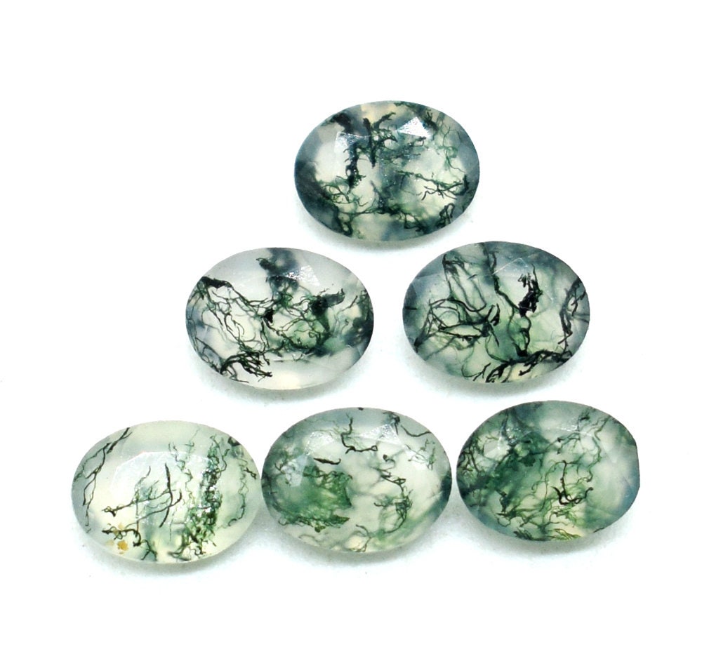 縞瑪瑙 卵石 緑 striped agate Green Striped Agate Faceted 8mm Beads