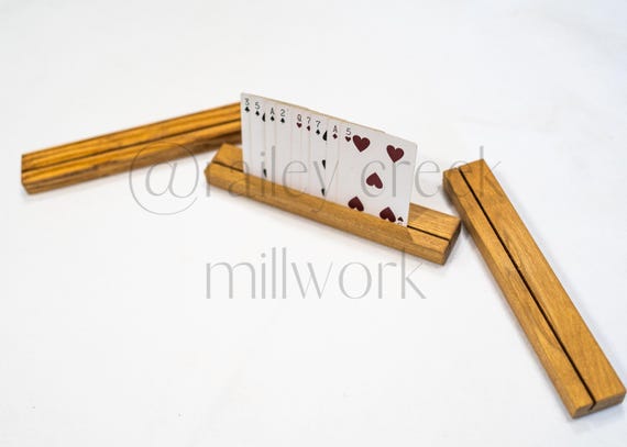 CARD HOLDER - 1 ROW ***Real Wood***