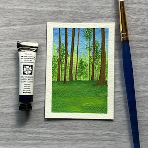 Originele gouacheschilderijen ACEO/Sketch Card