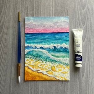 Bel océan - Peintures originales à l’aquarelle