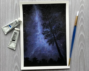 Milkyway - Original - Gouache Painting