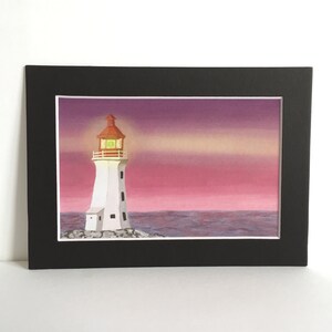 Lighthouse - Matted 5x7" Print
