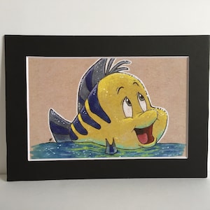 Flounder - Matted 5x7&quot; Print