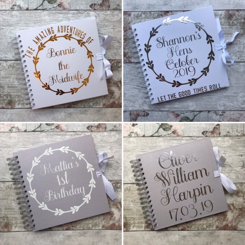 Personalised Scrapbook Memory Book Photo Albumn for Any Etsy