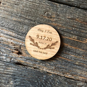 Wooden Save the Date-Magnet Save the Date-Unique Save the Date-Rustic Save the Date-Customized Save the Date-Save The Date Magnet
