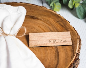 Personalized Wooden Place Cards | Name Plates For Wedding | Name Plates for Christmas | Escort Cards | Place Cards | Place Setting | custom